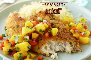 آرد سوخاری نارنجی و سفید آینز